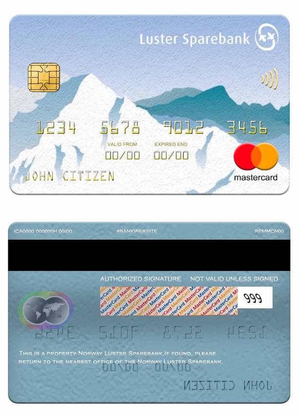 Norway Luster Sparebank mastercard